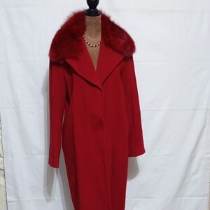 Bill Blass Signature Red Coat